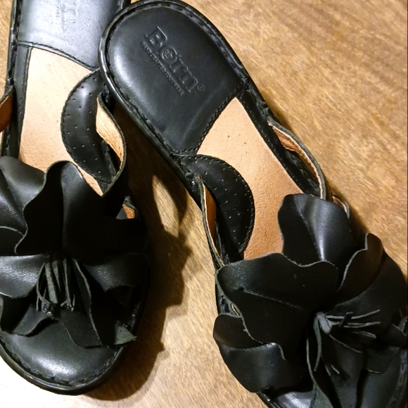 BORN Leather Mules - Picture 2 of 6